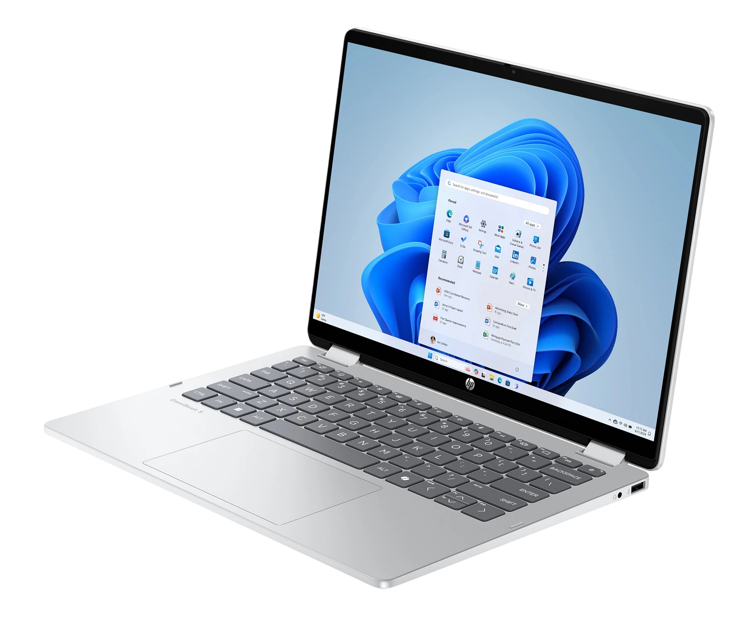 2026041910042915 Notebook Hp Omnibook 5 Flip 14-FP0023DX Core 7 150U Ram 16Gb Ssd 512Gb 14.0 2K IPS Touch X360 Win 11 Backlit Keyboard 3748 — изображение 1